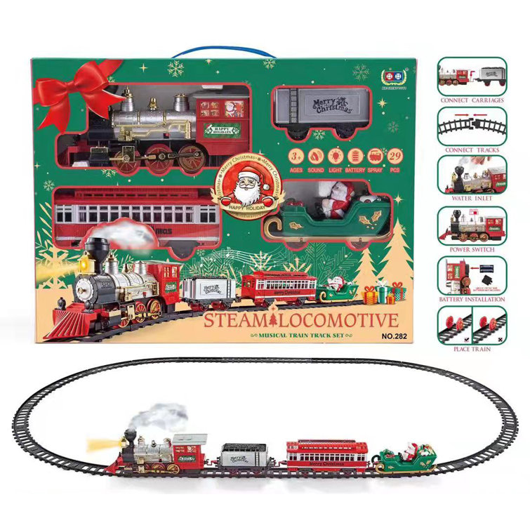 The Seasonal Aisle Christmas Train Decorative Accent Wayfair.co.uk
